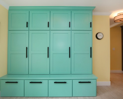 mudroom built-in