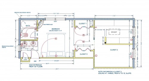 before master bedroom plan