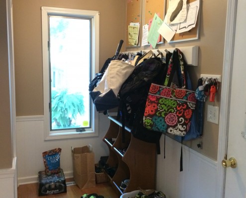existing mudroom
