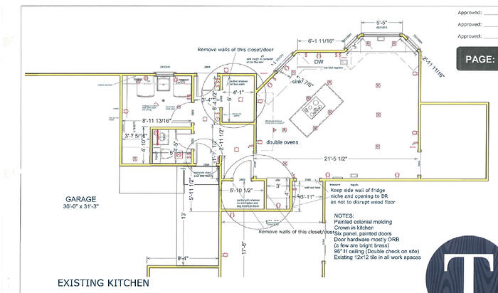Existing floor plan
