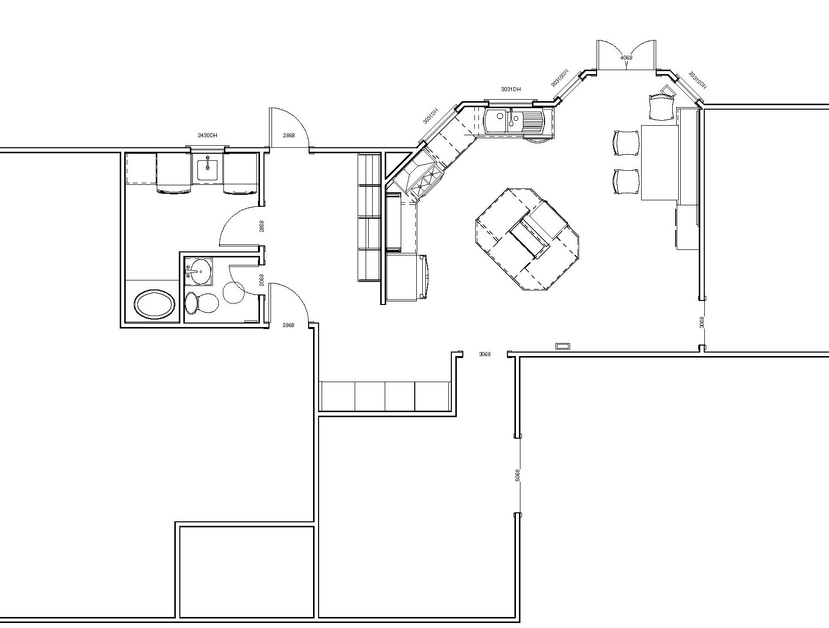 New floor plan