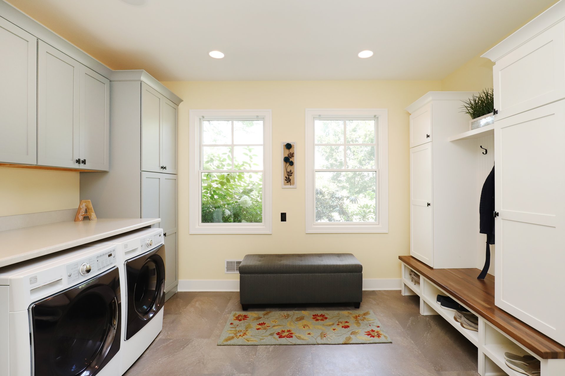 Multipurpose to the Max: The Mudroom & Laundry Room Combo
