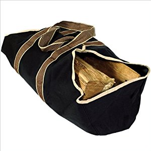 Uniflame Heavy Weight Canvas Log Tote with Closed Ends