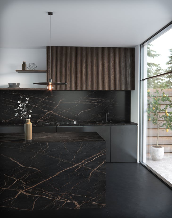 Take a Peek at Some of the Newest Dark Quartz Countertops